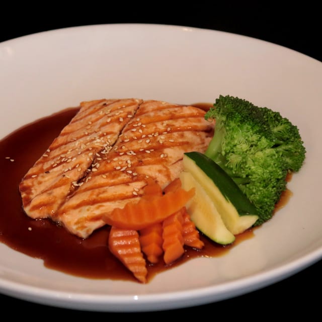 Salmon Teriyaki.