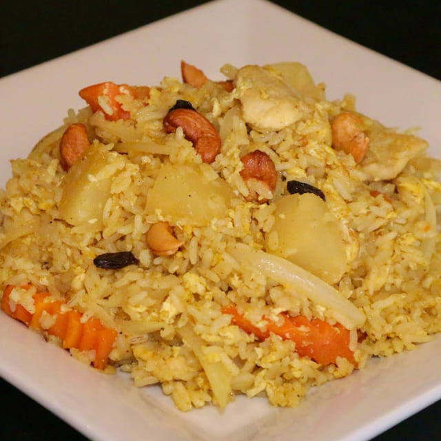 Pineapple Fried Rice.
